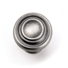 Laurey 51806 Cabinet Hardware 1-3/8-Inch Nantucket Knob Antique Pewter Ant Ant. Pewter