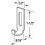 Prime-Line A 163 Μεταλλική Κλειδαριά Οθόνης, για Columbia και Trimview (2 Τεμάχια) 2