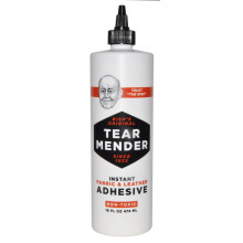 Tear Mender Instant Fabric And Leather Adhesive  16 Oz Bottle  Tg-16