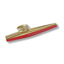Acme Kazoo Metal Grover FN125 First Note zlat a cerven 8,5 x 3,5 x 1,4 palce