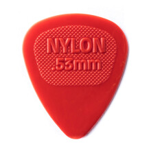 Dunlop Nylon MIDI Standard .53 mm rotes Gitarrenplektrum  72er-Pack