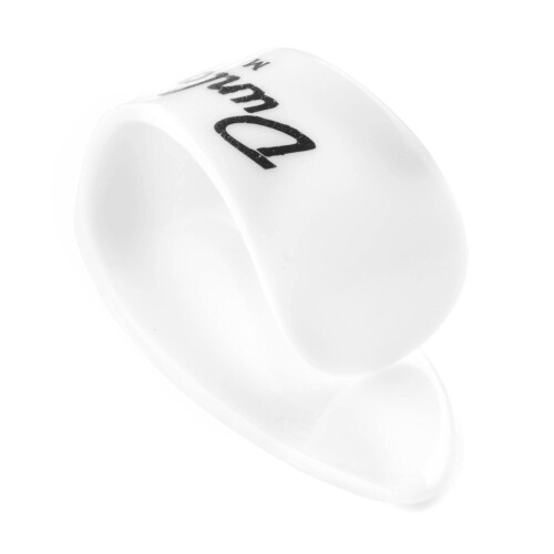 Dunlop JIM DUNLOP 9002R White Plastic Thumbpicks  Medium  12/Bag 1