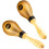 Meinl Percussion MSM3 Natural Rawhide Maracas 1