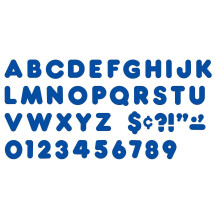 TREND Enterprises Inc. Royal Blue 4-calowe, zwykle, wielkie litery