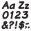TREND enterprises, Inc. T-2703 Μαύρα 4" Ιταλικά Συνδυασμένα Γράμματα 1