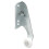 Prime-Line R 7141 13/16 (2-Pack) Αριστερός Δρομέας Συρταριού, Ασημί & Λευκό 1