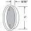 Prime-Line N 6698 2 In. Round Brass Plated By-Pass Door Pull Handle (2 Pack) 2