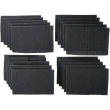 Norton (662610-58002-20PK) Bear-Tex Gray 6"" x 9"" Color Prep Scuff Pad (Case of 20)