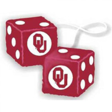 Fremont Die NCAA Oklahoma Sooners Dados de Peluche 3", Colores del Equipo