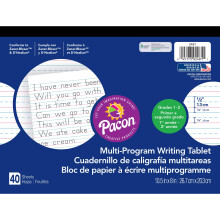 Tableta de scriere de mna multi-program Pacon D'Ealian gradul 1 / Zaner-Bloser Grad 2