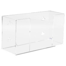 Kanantek v?gmonteret akrylhandskekasse Holder Dispenser Single Box Kapacitet til brug i Food Service Healthcare Hospitaler Restauranter 10.3 """" X