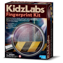 4M Toysmith Kidzlabs Set de tiparire a degetelor Kit Science Science pentru baie?i ?i fete cu vrste cuprinse ntre 8 ani