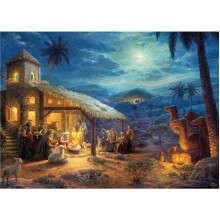 Ceaco Thomas Kinkade Feiertag Krippe 1000-teiliges Puzzle