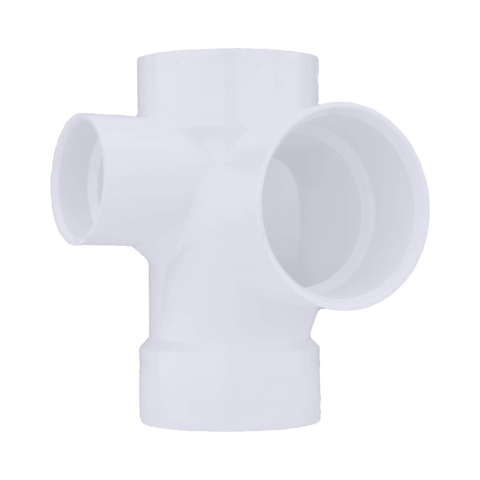 cHARLOTTE PIPE 3 x 3 x 3 x 2 DWV SANIT TEE WLEFT SI DWV (DRAIN  WASTE