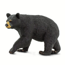 Safari Ltd. Pohjois-Amerikan mustakarhuhahmo - Yksityiskohtainen 11,5 cm:n muovimalli - Hauska ja opettavainen leikkilelu pojille, tyt ille ja la