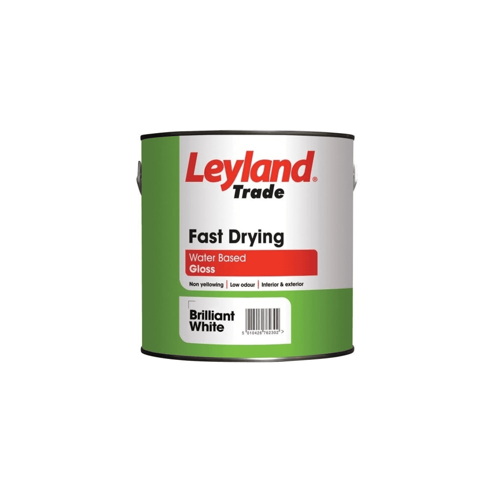 Leyland Fast Drying Gloss White 2.5L 5010426762289