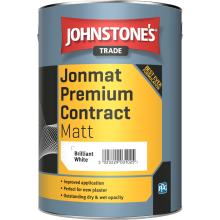 Johnstones Jonmat Premium Contract Matt Brilliant White 5L