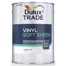 Dulux Trade Vinyl Soft Sheen Pure Brilliant White 5L