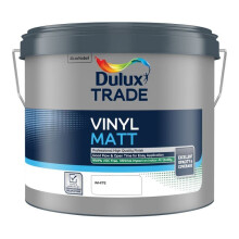 Dulux Trade Vinyl Matt White 10L