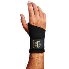 Ergodyne Proflex 670 Ambidextrous Single-Strap Wrist Support X-Large Black