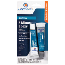 Permatex 84201 PermaPoxy 5-Minuten-Allzweck-Epoxidharz Zwei 0,6 oz. Rhren