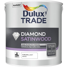 Dulux Trade Diamond Satinwood Pure Brilliant White 2.5L