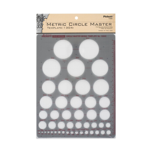 Pickett Metric Circle Master Template (1304I)