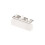 PrimeLine N 6661 Nylon Adjustable Floor Guide and Carpet Riser  White and Metallic Single Pack 1