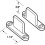 Prime-line N 6567 Nylon By-Pass Door Floor Guide (2 Pack) 2