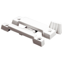 Prime-Line F 2533 Slim Line Skydevindue Sash Lock 2-1/4 In. Hulcentre trykst?bt zink hvidmalet (enkeltpakke)