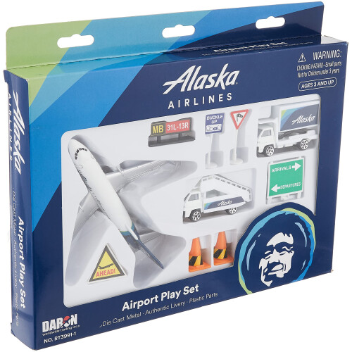 Daron Alaska Airlines Letisko Hern    sada modr 2