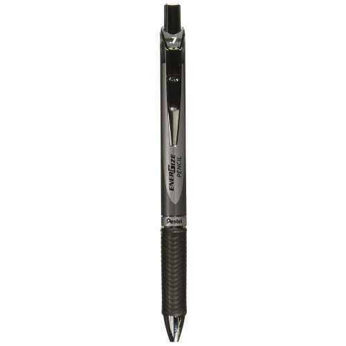 Pentel Μηχανικό Μολύβι Pentel, Αναδιπλούμενη Μύτη, Λάστιχο Χωρίς Λάτεξ, 0.7mm, Μαύρο (PENPL77A)