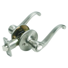 Design House 781823 Scroll 2-vejs l?s privat d?rh?ndtag satin nikkel enkelt pakke