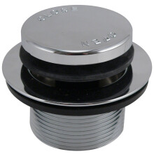 Plumb Pak PP826-20 Gruppo di bloccaggio del piede di ricambio per l'uso con scarico vasca placcato 5"""" x 4"""" cromato lucido