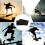 Rubberen skateboard riser pad 1/8 3mm verpakking van 2 5