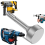 SDS-Plus T Post Ground Rod Driver, Drill Bit Driver, F 3