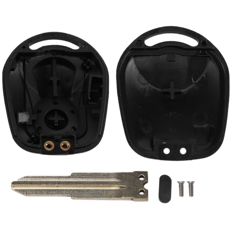 Remote 2 Button Remote Key Shell For Ssangyong Actyon Kyron Rexton Black 4763517357321