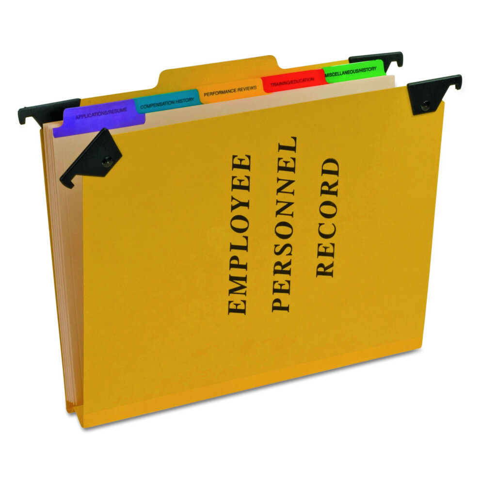 Chemises Pour Personnel Pendaflex SER2YEL, Coupe 1/3, Onglet Sup?Rieur Suspendu, Lettre, Jaune-image
