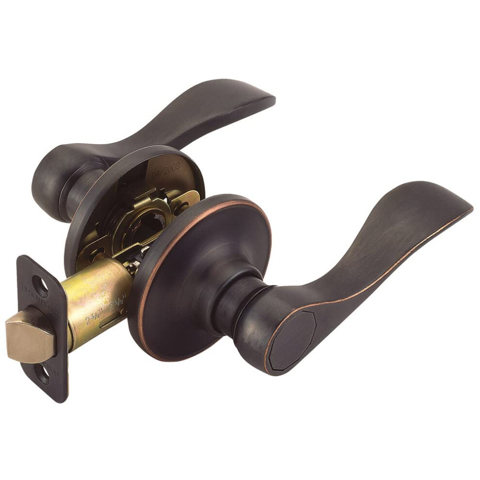 Photos - Door Handle Design House 700526 Springdale Passage Hall and Closet Door Lever Oil Rubbed Bronze