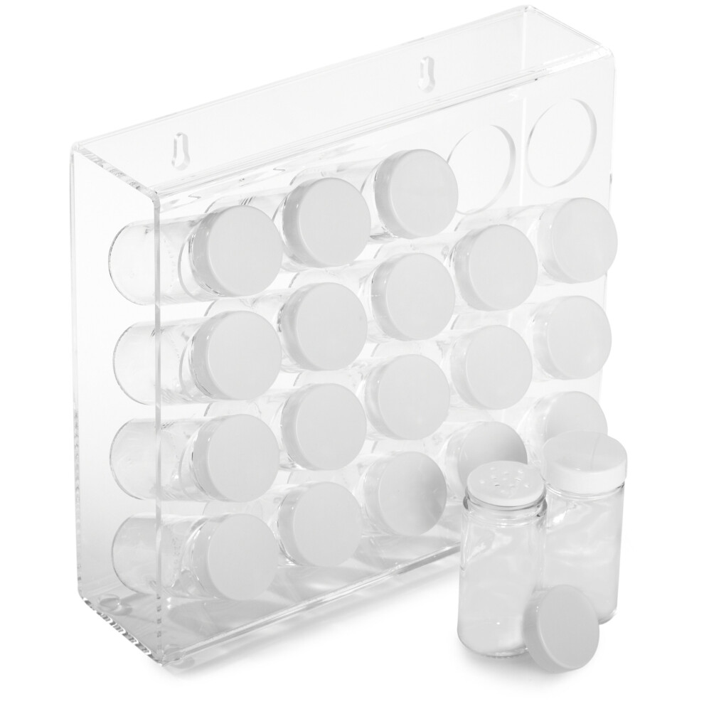 Prodyne A845 Spice Rack  20 Bottle  White-image-OPC-PFRNKHH-NEW