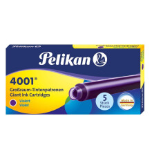 Pelikan 4001 GTP/5 inktpatronen voor vulpennen violet 1,4 ml 5-pack (310664)