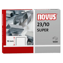 Novus 23/10 Super zszywki (pudełko 1000 szt.)