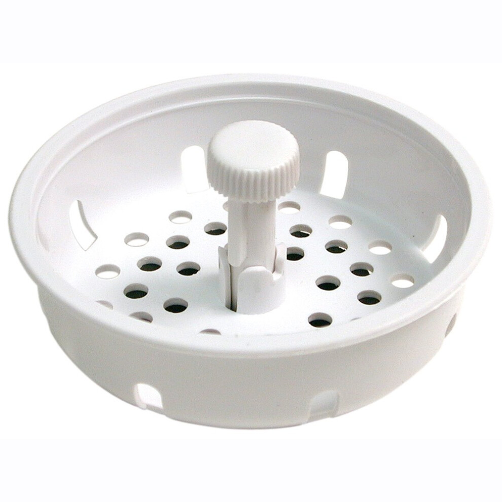 Danco 86792 314 Inch Basket Strainer With Stopper White 1 Count Pack Of 1 037155867929