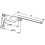 Prime-Line H 3514 9 In. Αλουμίνιο Αριστερός Χειριστής Παράθυρου με Τετράγωνο Σώμα 2