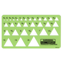 Rapidesign Triangles and Diamonds Modelo 1 cada (R51)