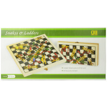 CHH Games CHH Folding Wooden Snakes and Ladders Game