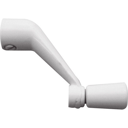 Prime-Line H 3712 Diecast Toldo Janela Manivela para fcil operao Eixo de 5/16 polegadas com alcance de 2-11/16 polegadas Conjunto branco de 1