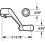 Prime-Line H 3712 Diecast Toldo Janela Manivela para fcil operao Eixo de 5/16 polegadas com alcance de 2-11/16 polegadas Conjunto branco de 1 2