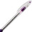 Pentel Pentel BK90V R.S.V.P. Στυλό Μπαallpoint, 0.7mm, Διαφανές, Μωβ Μελάνι (Συσκευασία 12) 4