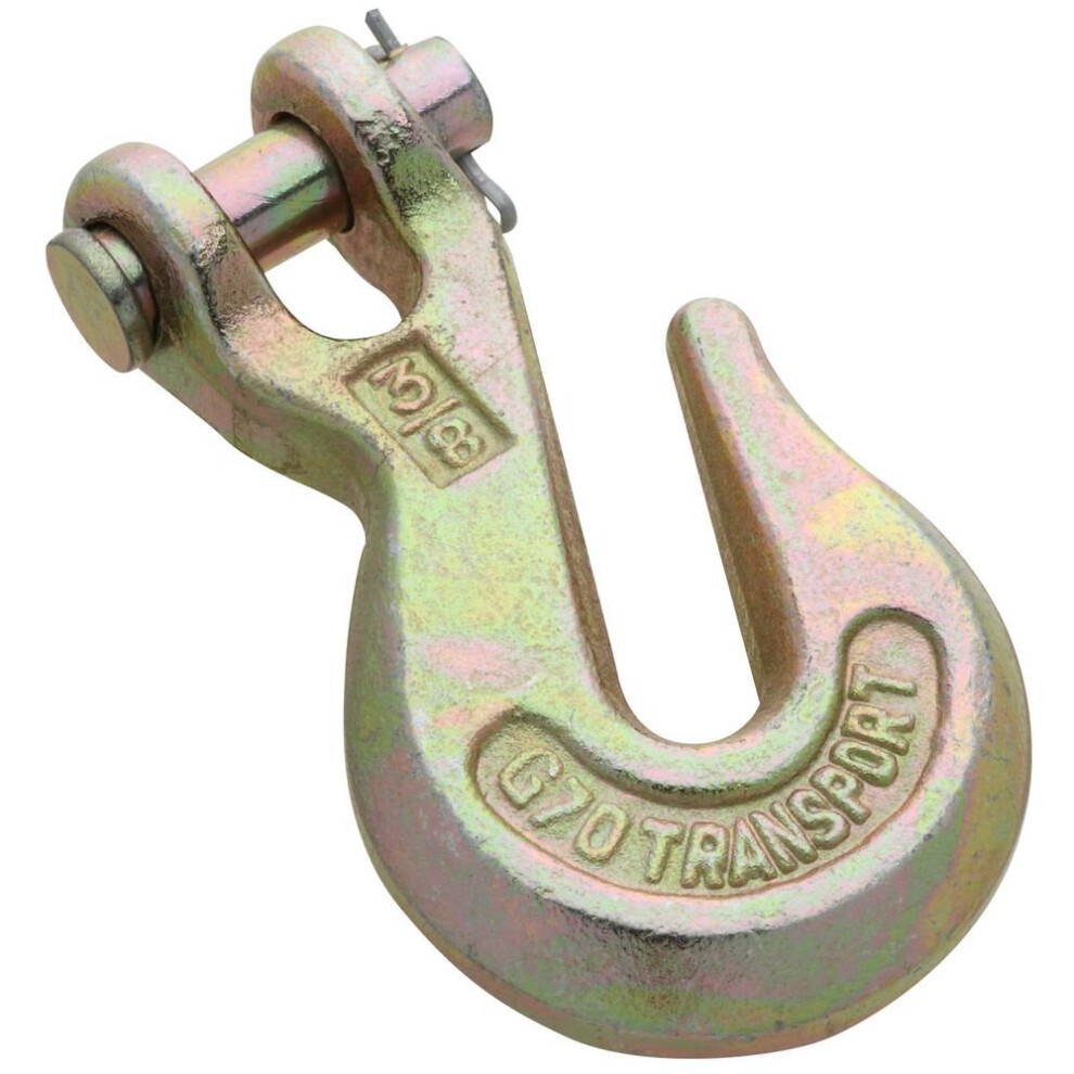 National Hardware N282-079 3253Bc Clevis Grab Hook In Yellow Chromate 038613282070